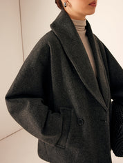 Sorel Korte jas met zakdetails van tweed voor dames