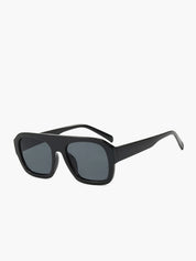 Black chunky sunglasses front view