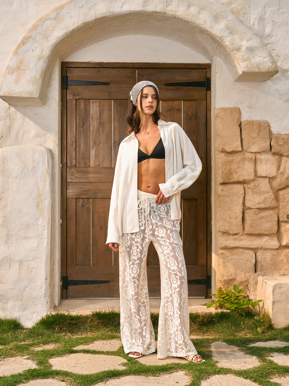 Priya | Cover-up Broek Gehaakt Kant