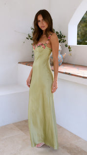 Bloemengeborduurde Maxi Jurk | Elegante Lange Jurk Dames 3