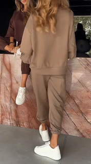 Jamie Loungewear set met ronde hals sweatshirt en jogger voor dames