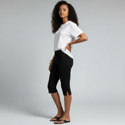 Fayen driekwart broek met elastische taille voor dames