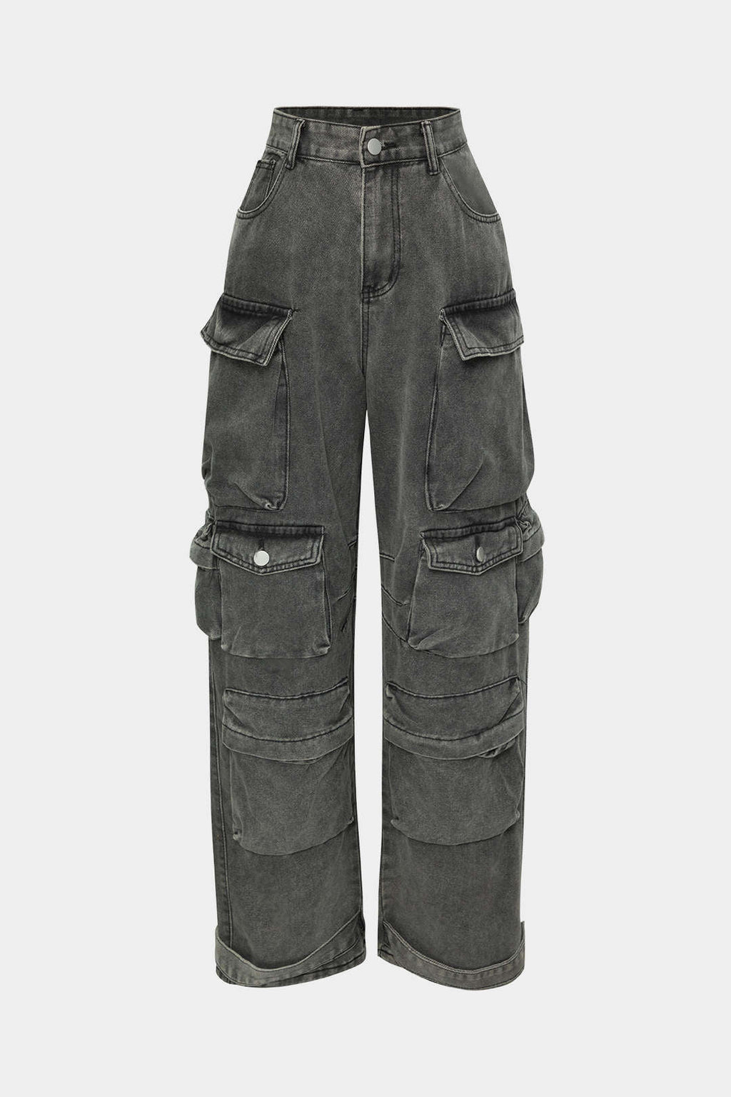 Caro | Dames Spijkerbroek - Wijde Pijpen met Meerdere Zakken, Casual Chic 0