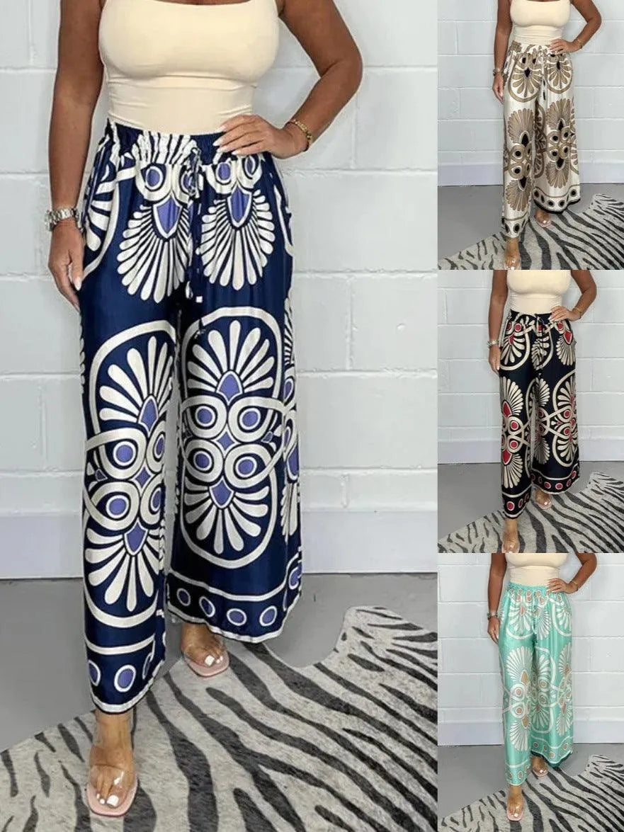 Casual Satijnen Broek | Pantalon Dames Losse Pasvorm 1