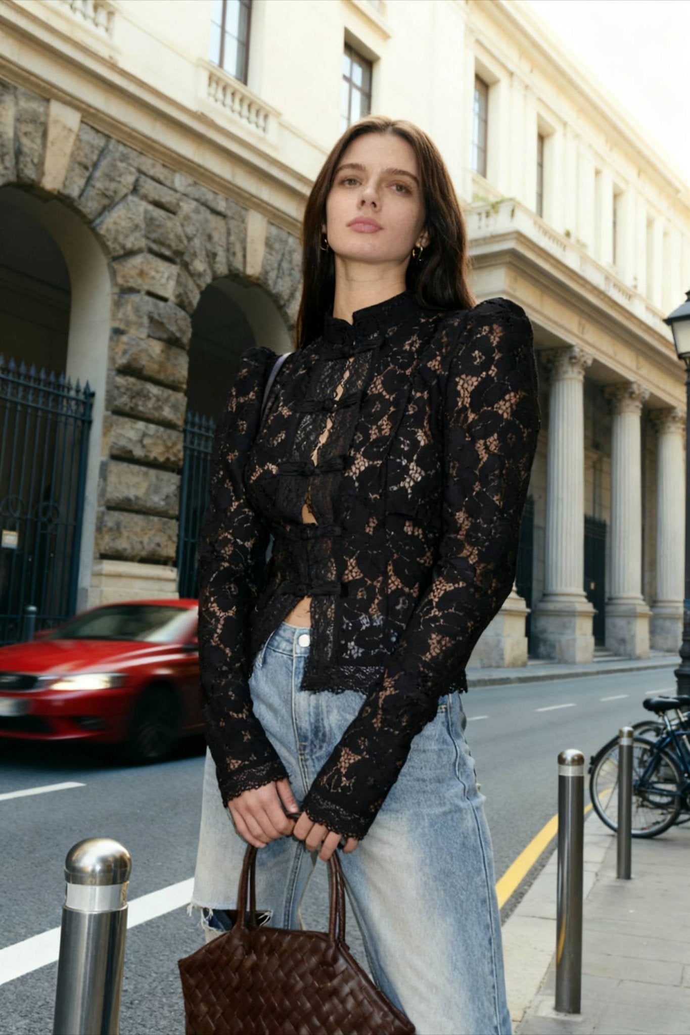 Cleo | Dames Kanten Blouse - Ademend en Elegant 0