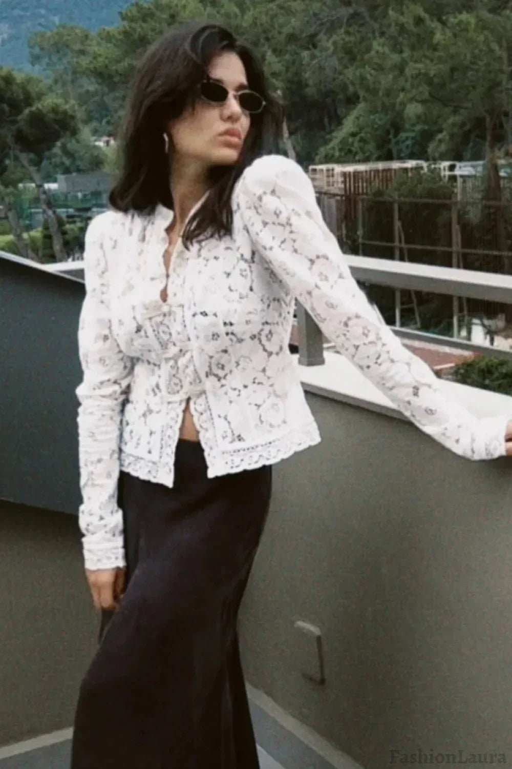 Cleo | Dames Kanten Blouse - Ademend en Elegant 3