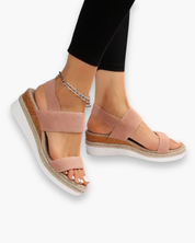 Vera verstelbare sandalen met aanpasbare pasvorm voor dames