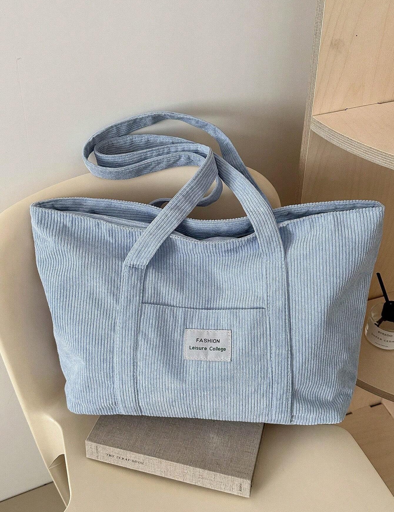 Cora | Grote Tote Tas voor Vrouwen - Zachte Corduroy, Ruim Ontwerp 1