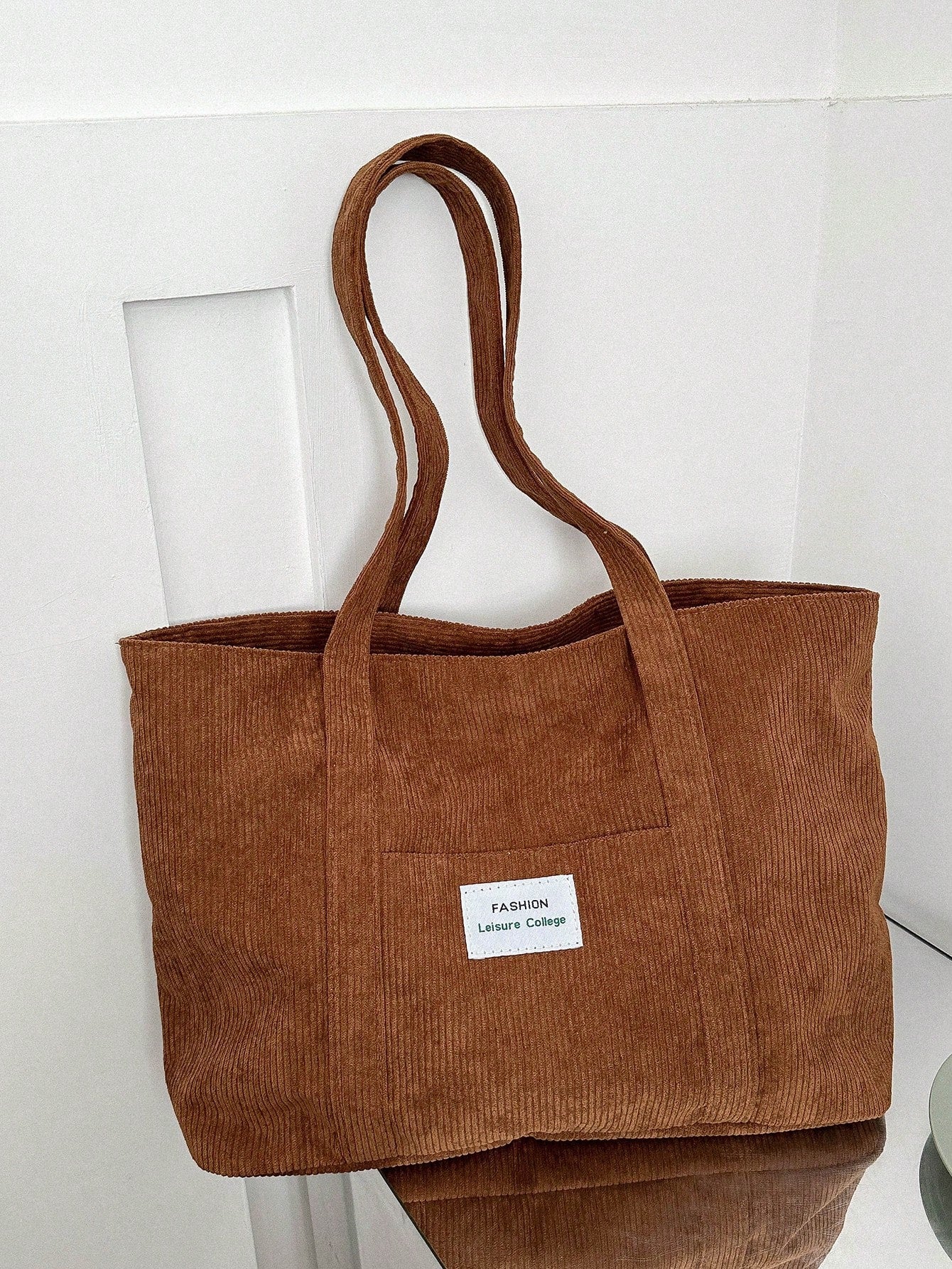 Cora | Grote Tote Tas voor Vrouwen - Zachte Corduroy, Ruim Ontwerp 14
