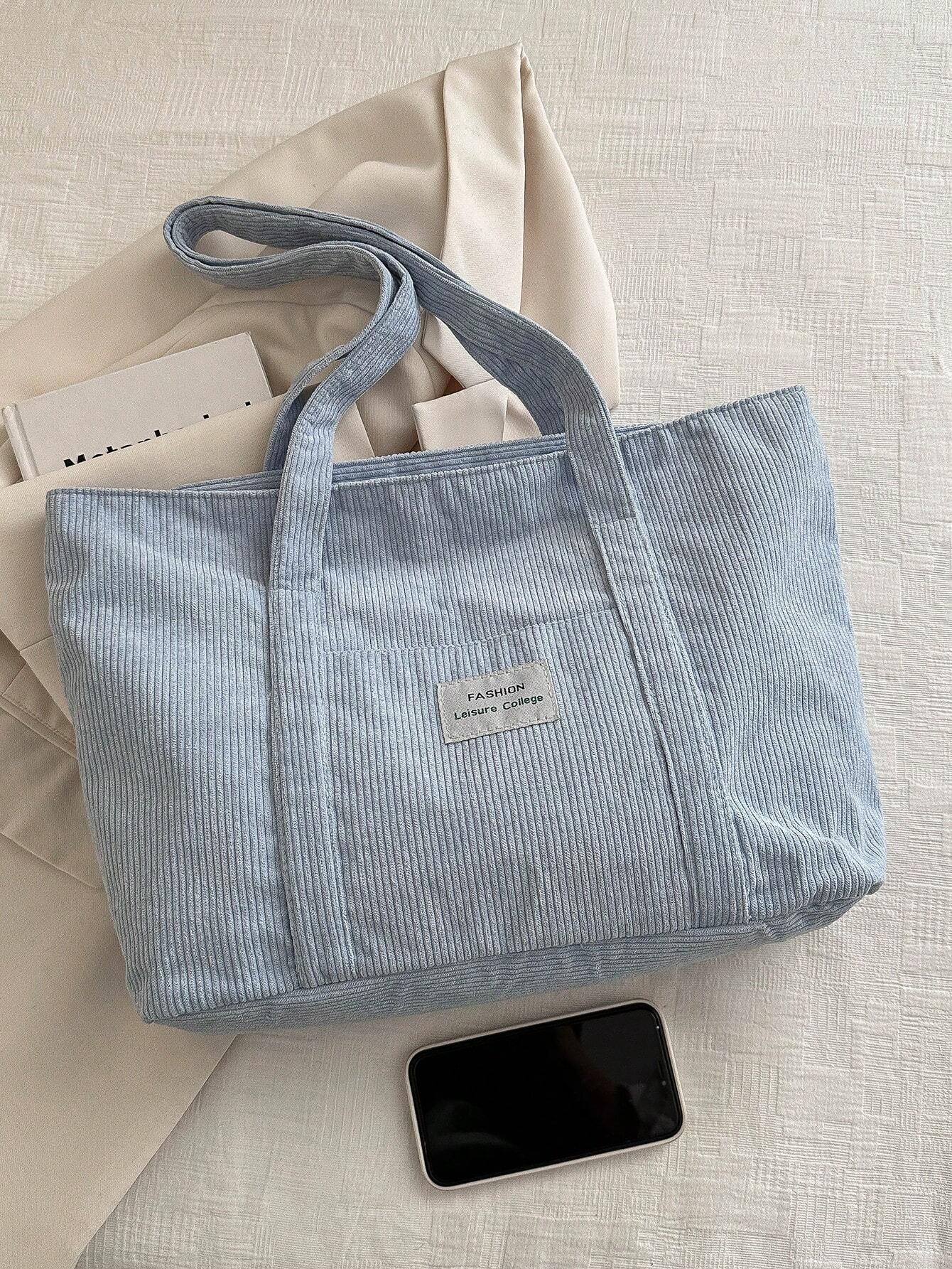 Cora | Grote Tote Tas voor Vrouwen - Zachte Corduroy, Ruim Ontwerp 5