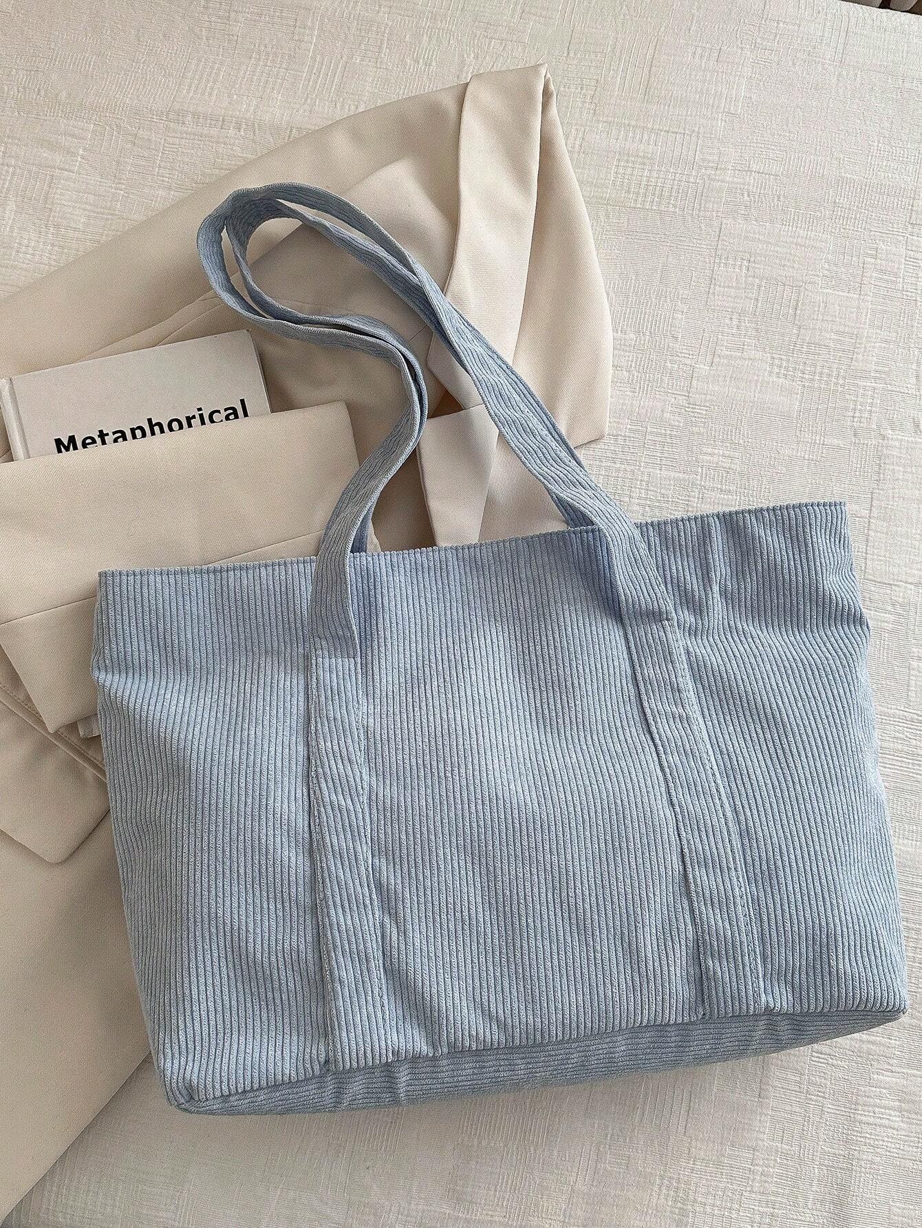 Cora | Grote Tote Tas voor Vrouwen - Zachte Corduroy, Ruim Ontwerp 6