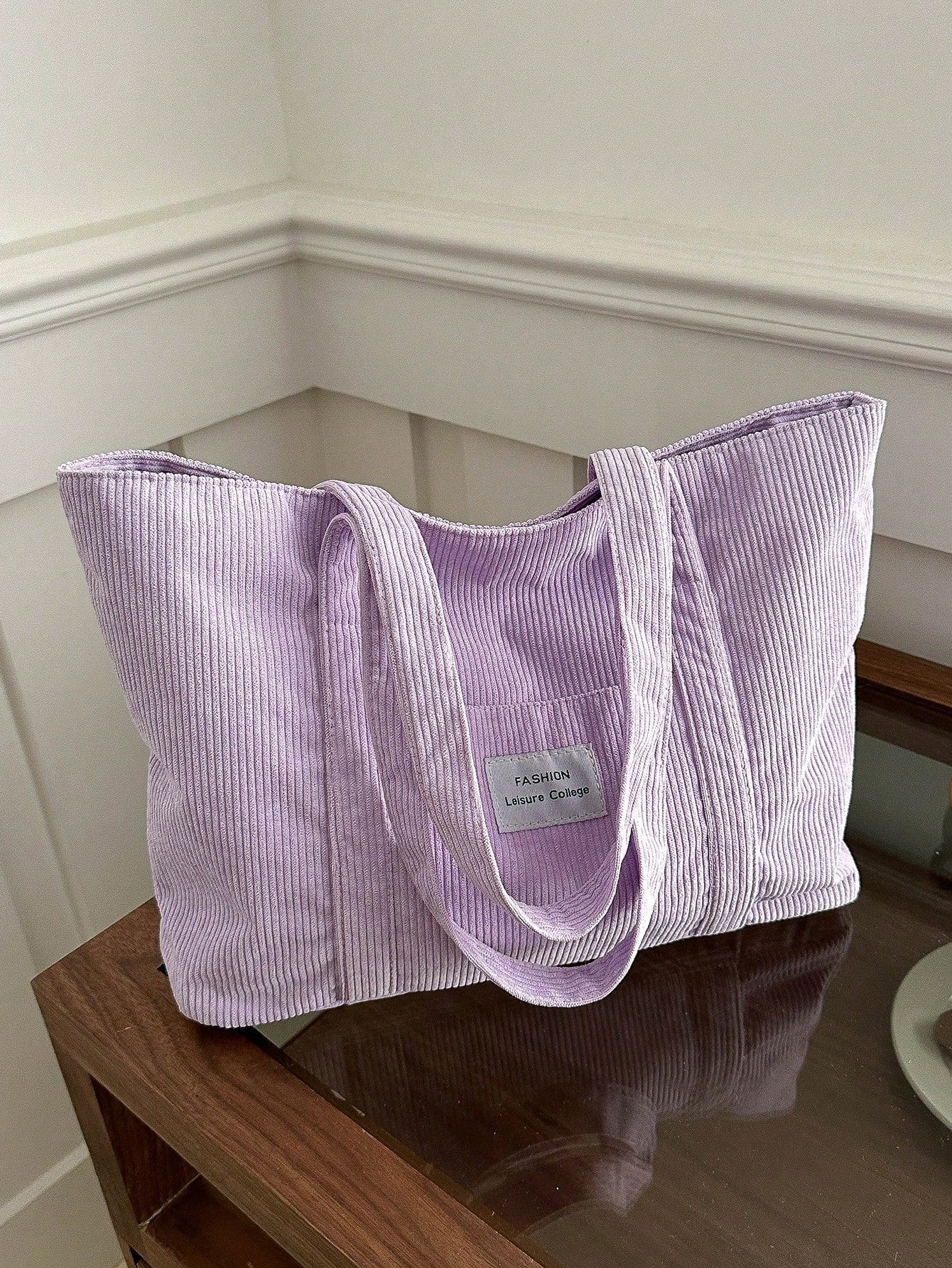 Cora | Grote Tote Tas voor Vrouwen - Zachte Corduroy, Ruim Ontwerp 9