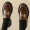 Daisy | Dames Zwarte Chunky Loafers - Luxe Design met Kettingdetail 6