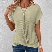 Dames Gebreide Top met Wafelstructuur | Blouse Dames Amber 7