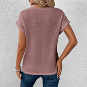 Dames Gebreide Top met Wafelstructuur | Blouse Dames Amber 8