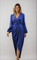 Diana | Dames Midi Jurk - Elegante Wikkelstijl, Flatterend V-Halsontwerp 0