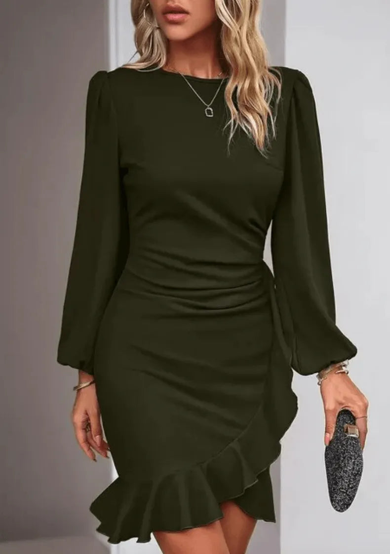 Elegante Gele Zomerjurk | Katoenen Zomerjurk Dames 6