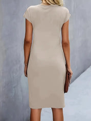 Yara Midi-jurk met flatterend silhouet voor dames