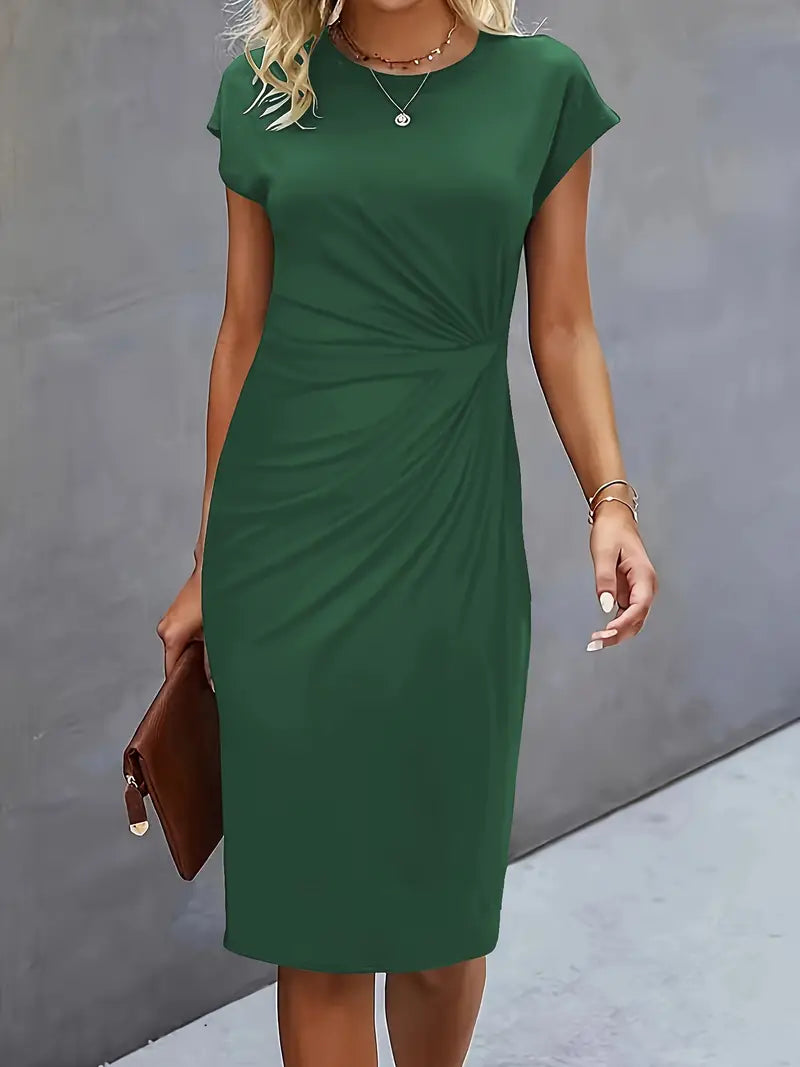 Yara Midi-jurk met flatterend silhouet voor dames