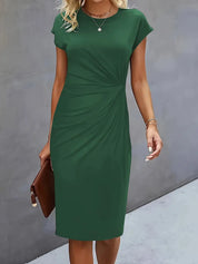 Yara Midi-jurk met flatterend silhouet voor dames