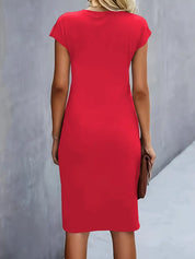 Yara Midi-jurk met flatterend silhouet voor dames