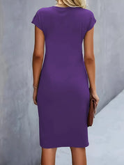 Yara Midi-jurk met flatterend silhouet voor dames