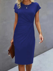 Yara Midi-jurk met flatterend silhouet voor dames