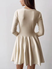 Evelyn | Dames Korte Jurk - Luxe Gebreid met Hoge Stretch 1
