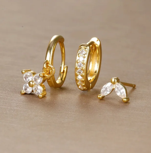 Evelyn | Dames Statement Oorbellen Set - Hypoallergeen, Veelzijdig Design 3