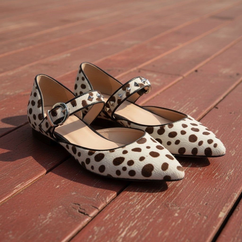 Daisy Mary Janes met enkelbandje en klassiek ronde neus voor dames