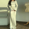 Francesca | Satijnen Maxi Jurk Dames met Vloeiend Silhouet 0