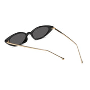 Riva Retro cat-eye zonnebril met smal montuur, UV-bescherming, voor dames