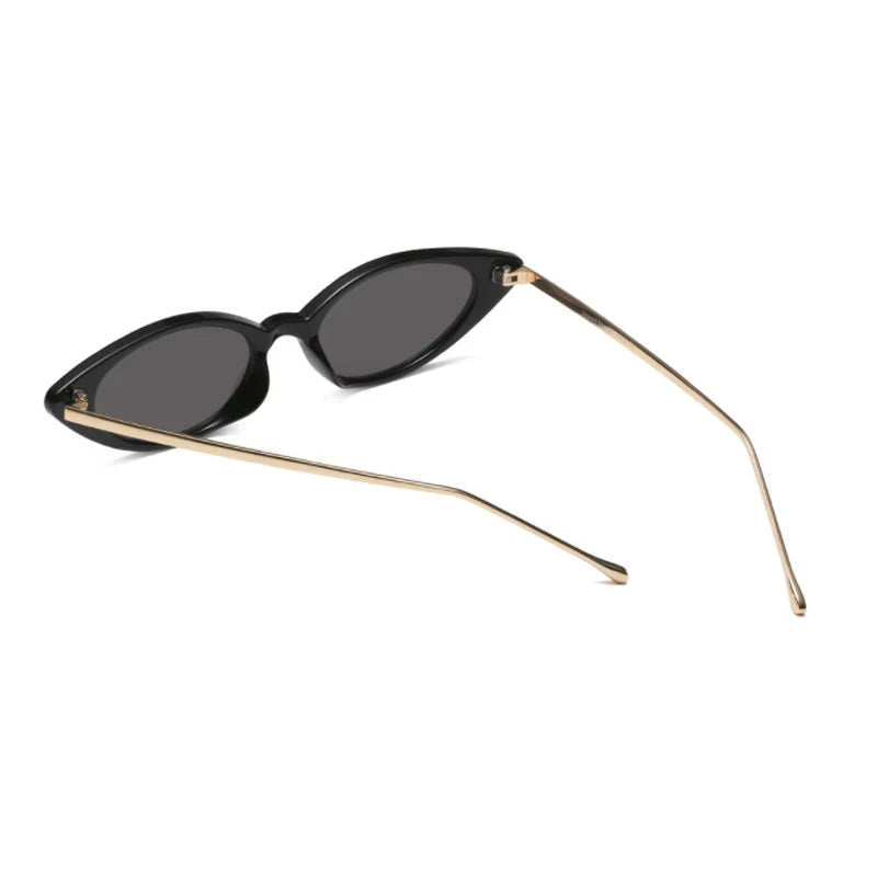 Riva Retro cat-eye zonnebril met smal montuur, UV-bescherming, voor dames