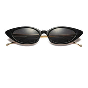 Riva Retro cat-eye zonnebril met smal montuur, UV-bescherming, voor dames