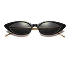 Riva Retro cat-eye zonnebril met smal montuur, UV-bescherming, voor dames