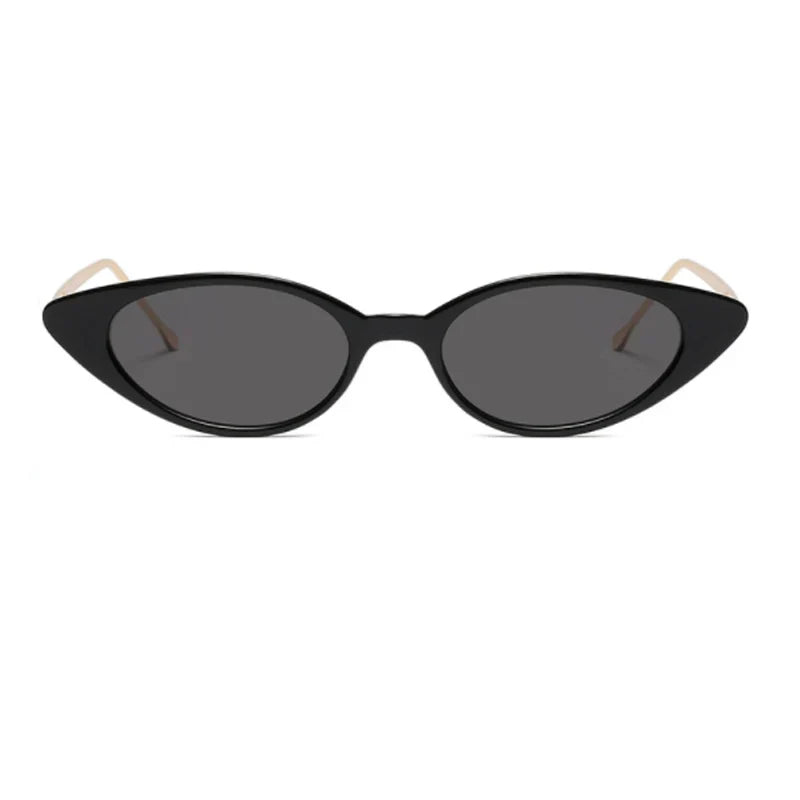 Riva Retro cat-eye zonnebril met smal montuur, UV-bescherming, voor dames