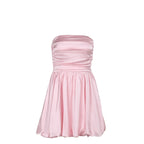 Hilda | Dames Off-Shoulder Jurk - Elegante Roze Zomerjurk 4