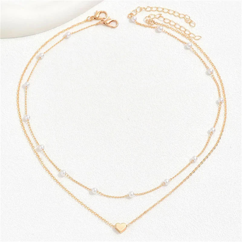 Kira | Dames Kralen Choker Ketting - Tijdloos en Elegant Hart Design 2
