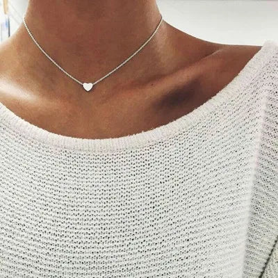 Kira | Dames Kralen Choker Ketting - Tijdloos en Elegant Hart Design 6