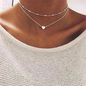 Kira | Dames Kralen Choker Ketting - Tijdloos en Elegant Hart Design 7