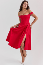 Lina | Dames Midi Jurk - Elegante Bloemenprint, Flatterend Silhouet 7