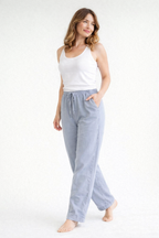 Lina | Dames Pantalon - Hoge Taille, Losse Pasvorm met Zijzakken 3