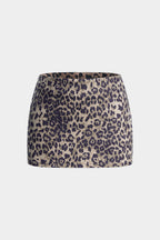 Luna | Dames Rok - Luipaardprint, Lage Taille, Trendy Lange Rok 0