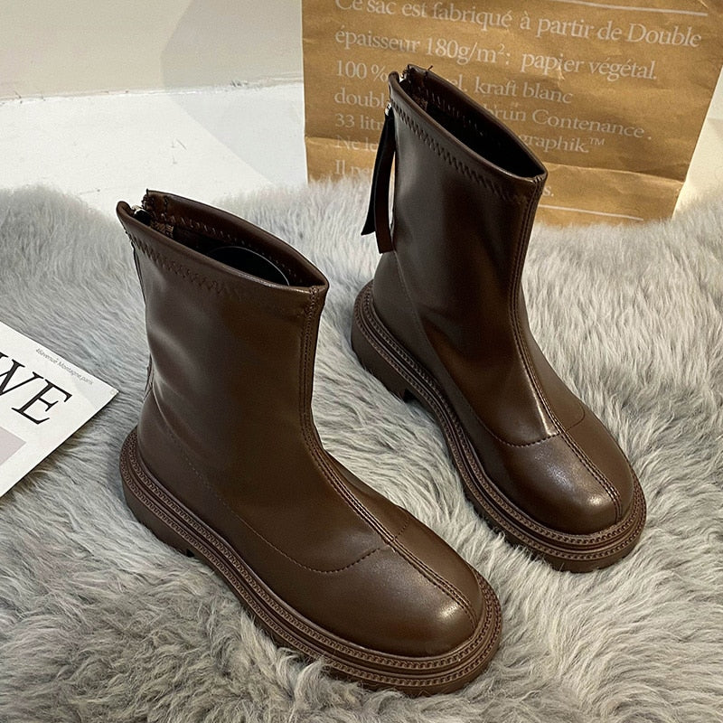 Madelief | Dames Laarzen - Hoogwaardige Stoffen, Elegante Herfstlook 9