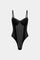 Mira | Dames Bodysuit - Mesh en Patchwork, Elegant Silhouet 14