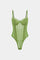 Mira | Dames Bodysuit - Mesh en Patchwork, Elegant Silhouet 9