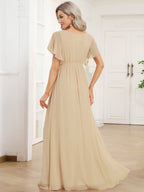 Dames Jurk Avond Maxi A-lijn Elegant