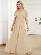 Dames Jurk Avond Maxi A-lijn Elegant