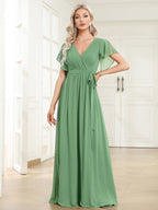 Dames Jurk Avond Maxi A-lijn Elegant