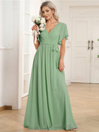 Dames Jurk Avond Maxi A-lijn Elegant